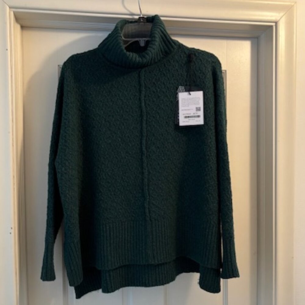 NWT Able Live Fashionable Merle Relaxed Sweater Spruce Size Med